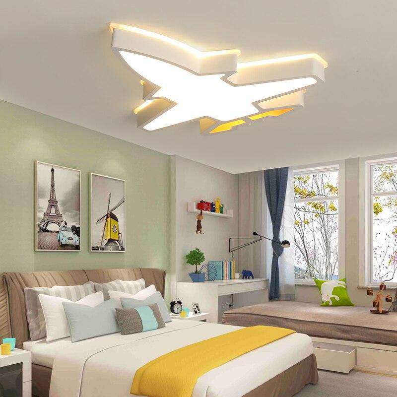 Plafonnier enfants à LED en forme d'avion Dreaming