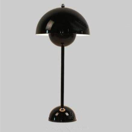 Lampe de bureau moderne LED en métal coloré avec abat-jour arrondi