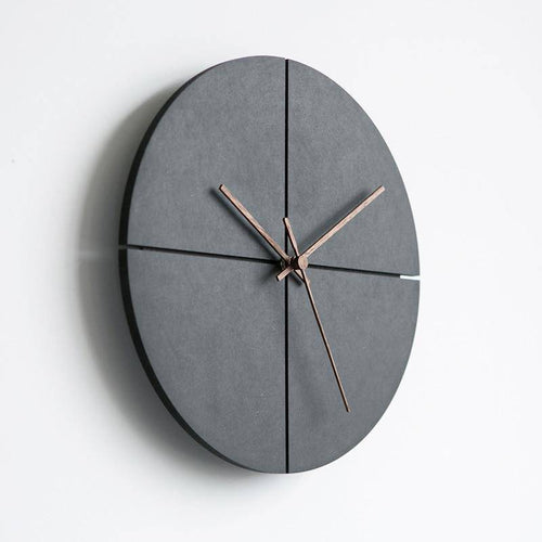 Horloge murale design ronde noire 30cm House