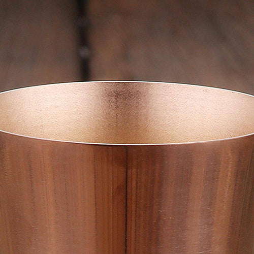 Vase design chromé gold Steel