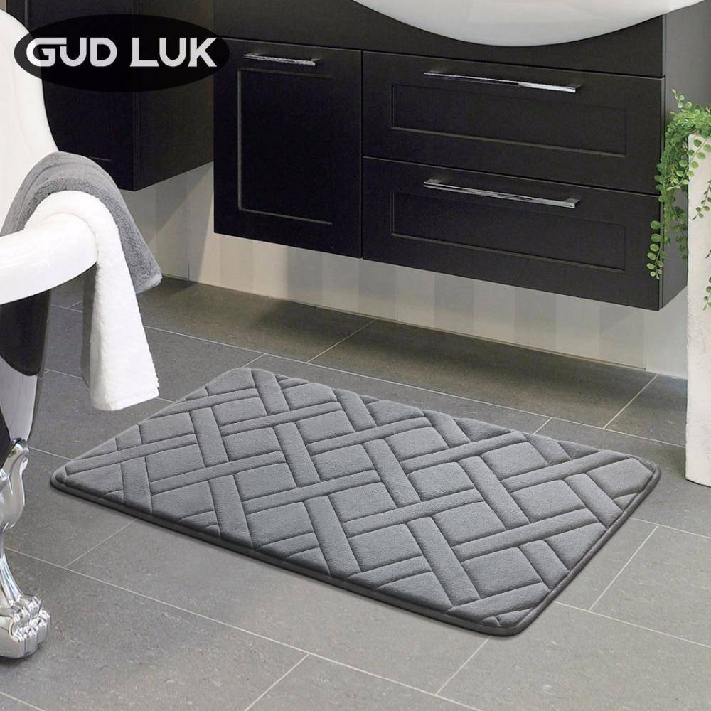 Tapis de bain rectangle coloré haute qualité Bath - vue 2 sur 11