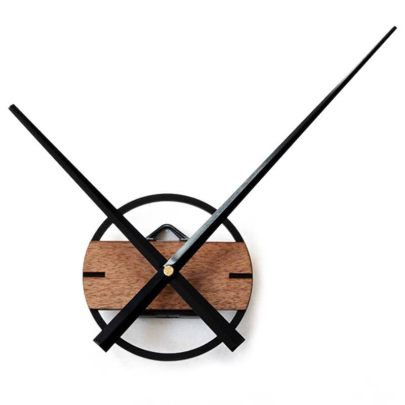 Horloge murale avec aiguilles colorées et base en bois Pointer - vue 4 sur 3