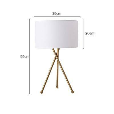 Lampadaire moderne LED tripod avec abat-jour cylindrique