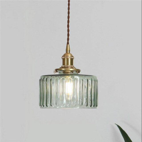 Suspension moderne LED métal et abat-jour en verre - vue 7 sur 6