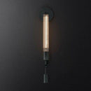 Applique murale retro LED avec abat-jour cylindre style Bronze