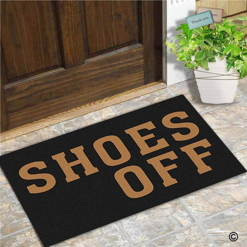 Paillasson rectangle shoes off Doormat - vue 2 sur 3