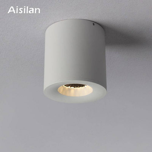 Spot design à LED cylindre en métal style Loft
