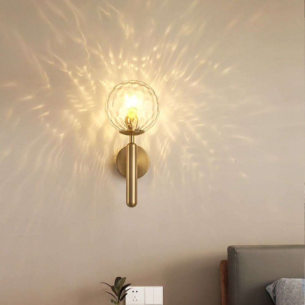 Applique murale moderne LED avec globe en verre Haizea - vue 2 sur 11