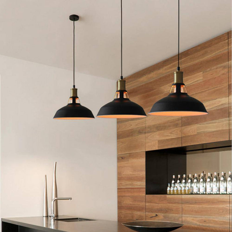 Suspension design industriel Colgante (noir ou blanc)