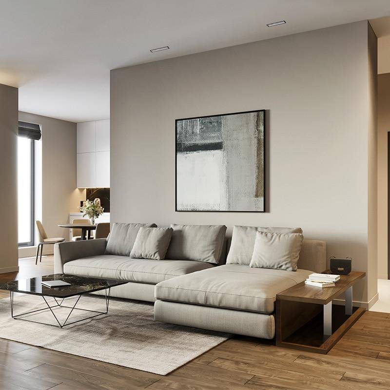 Spot rectangle à LED en métal style moderne Loft