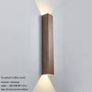 Applique murale design à LED en métal allongé coloré Loft