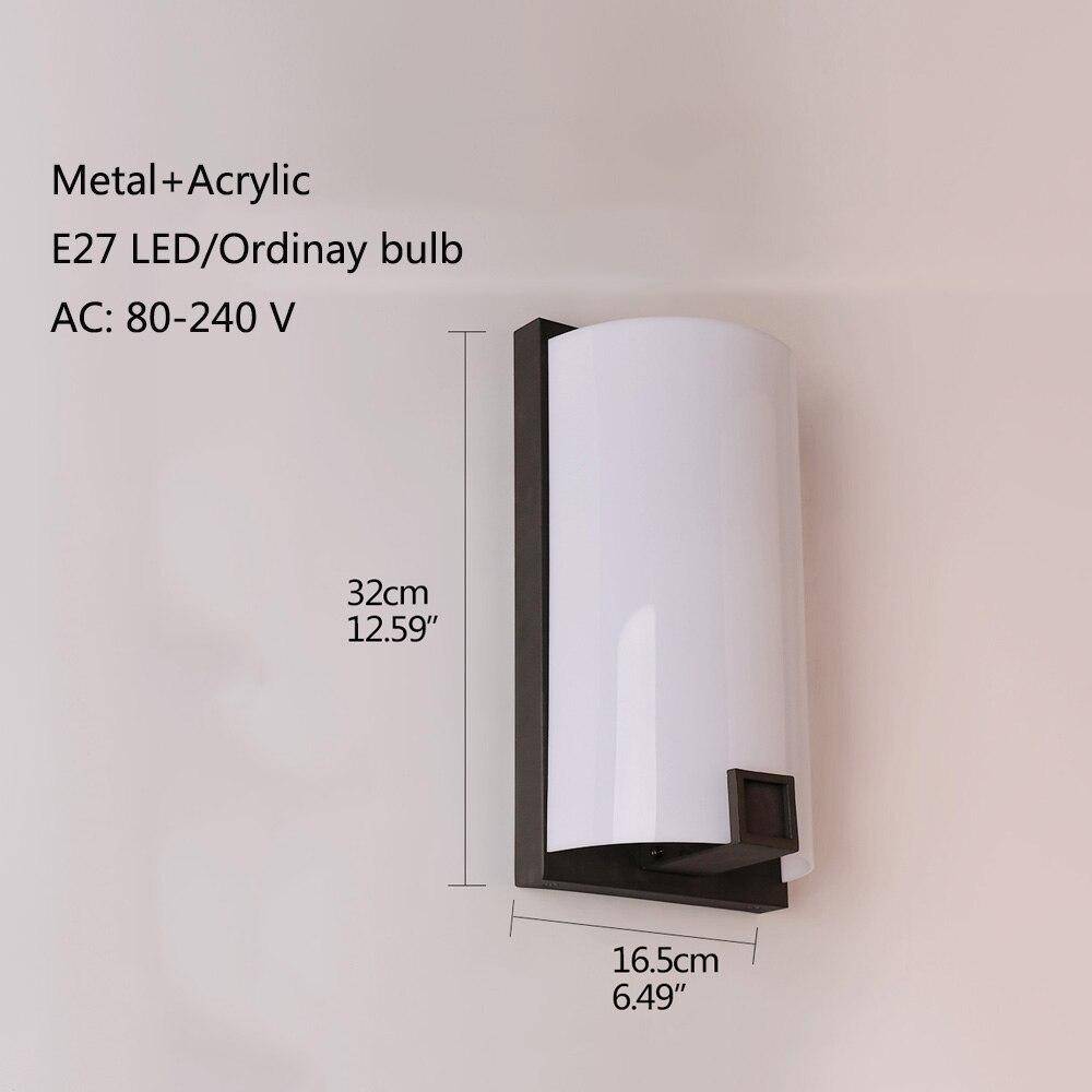 Applique murale moderne à LED demi-cylindre Bedroom - vue 7 sur 7