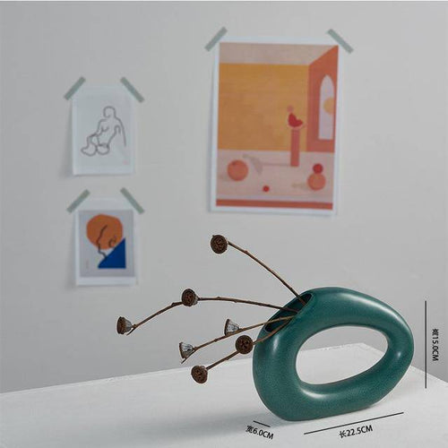 Vase design en céramique style Nordic