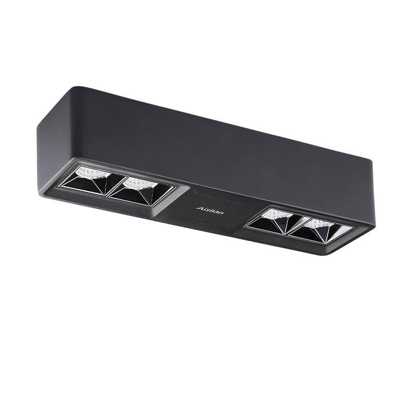 Spot rectangle moderne LED en métal design Light - vue 8 sur 8