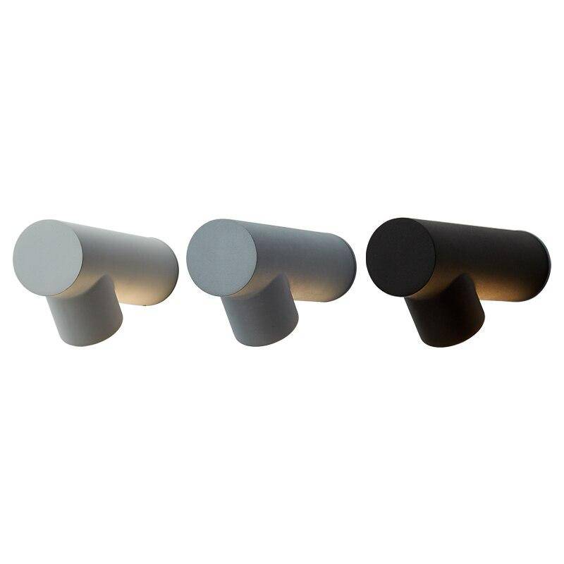 Applique murale moderne à LED avec cylindres en métal Outdoor - vue 5 sur 5