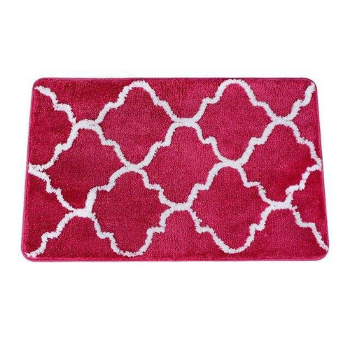 Tapis de bain rectangle coloré à motifs Finel - vue 6 sur 7