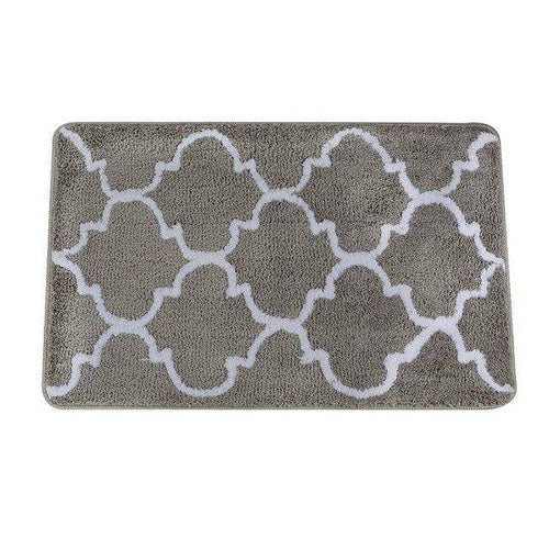 Tapis de bain rectangle coloré à motifs Finel - vue 4 sur 7