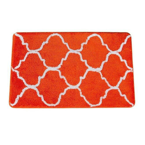 Tapis de bain rectangle coloré à motifs Finel - vue 3 sur 7