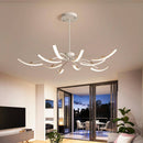 Lustre design à LED en métal avec plusieurs tiges Kyio