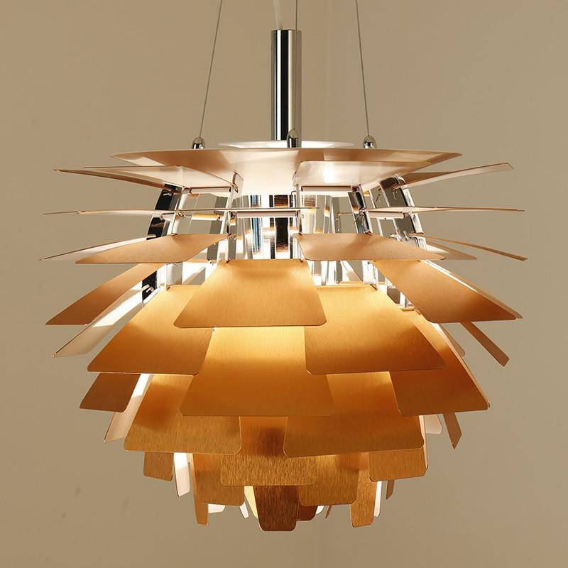 Suspension design LED avec plusieurs plaques colorées Pinecone - vue 3 sur 6