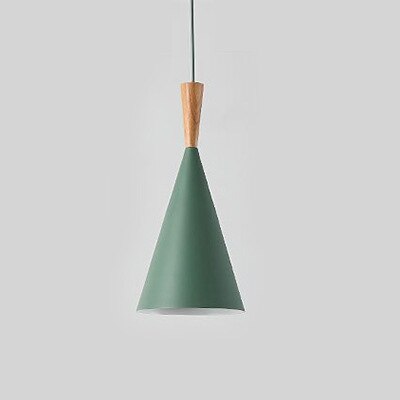 Suspension moderne LED abat-jours différents et colorés Alda