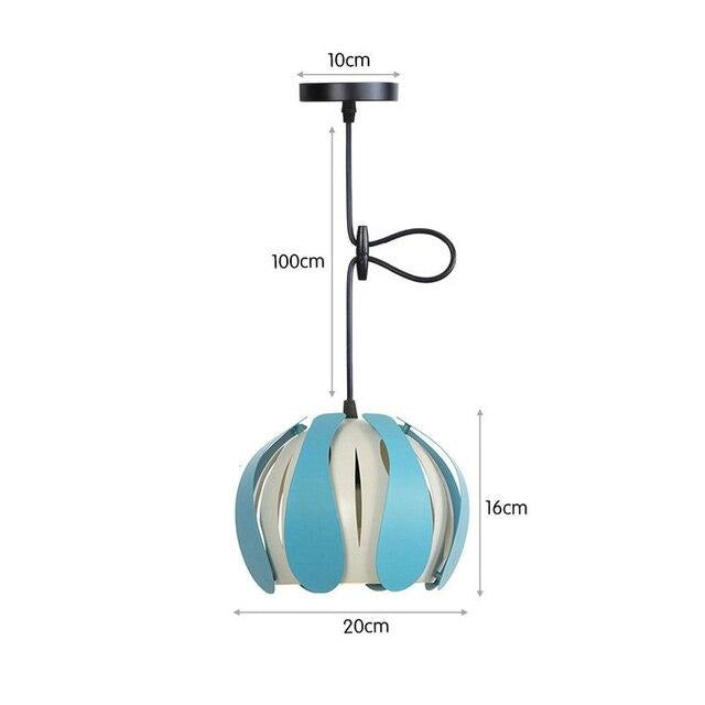 Suspension à LED avec abat-jour coloré Ronah - vue 8 sur 14