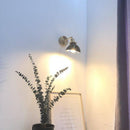 Applique murale rétro à LED avec abat-jour vert Dena