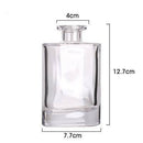 Vase en verre cristal coloré style parfumerie