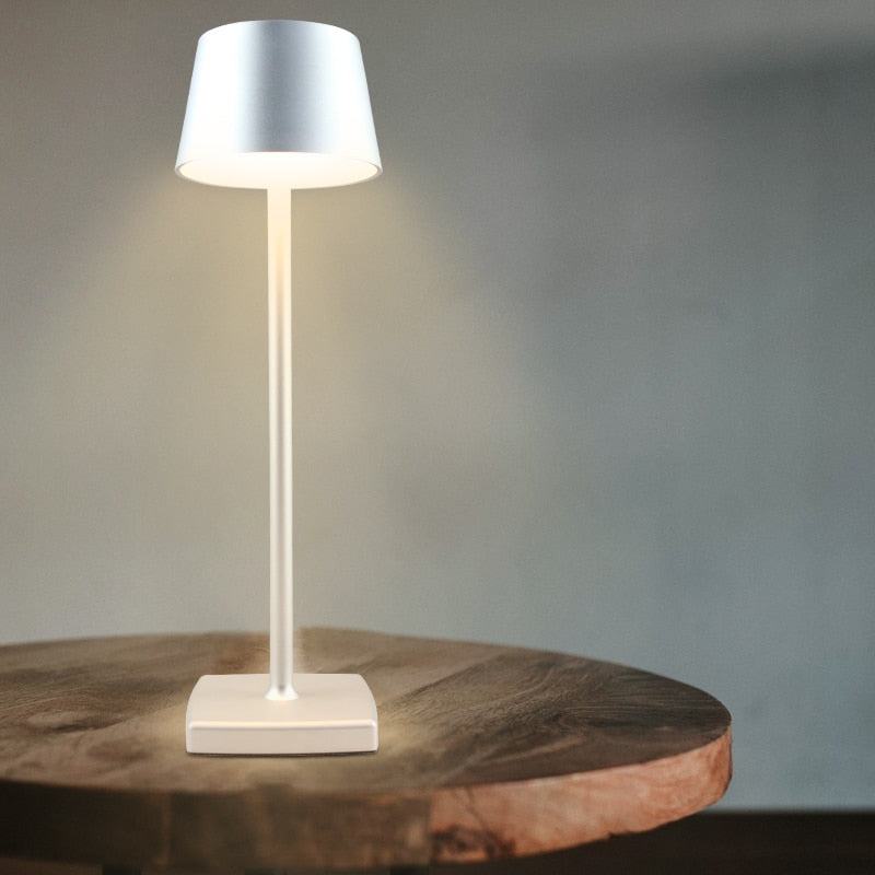 Sonew Lampe de bureau LED Pliable Portable USB Lampe de table rechargeable  2 modes Dimmable pour chambre à coucher, Lampe de table, Lampe de table LED  