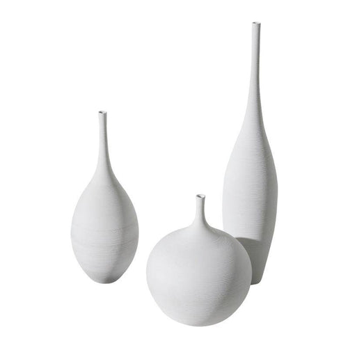 Vase design en céramique style minimaliste Zen
