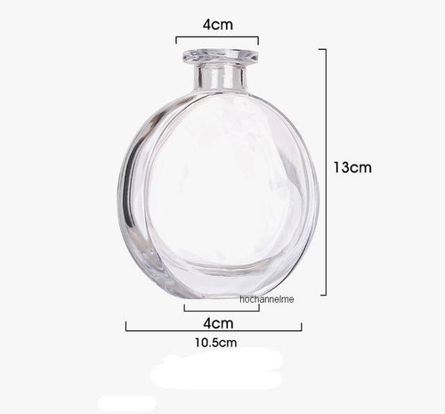 Vase en verre cristal coloré style parfumerie
