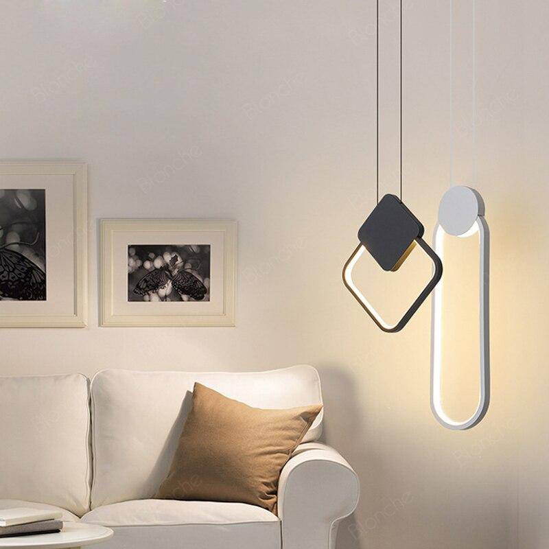 Suspension design LED avec cercle lumineux Lofty - vue 4 sur 7