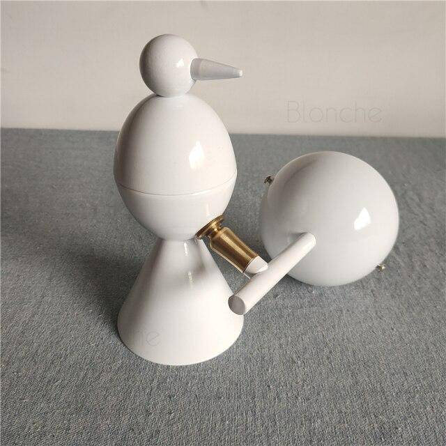 Applique murale moderne LED en forme d'oiseau géométrique - vue 4 sur 6