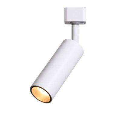 Spot moderne LED cylindre en aluminium Rail - vue 4 sur 6