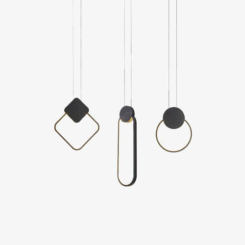 Suspension design LED avec cercle lumineux Lofty - vue 2 sur 7