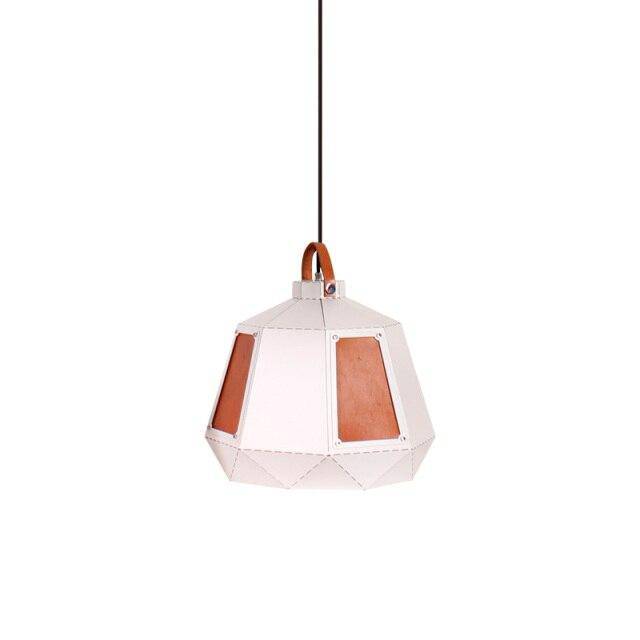 Suspension géométrique LED en métal fumé Light - vue 7 sur 15