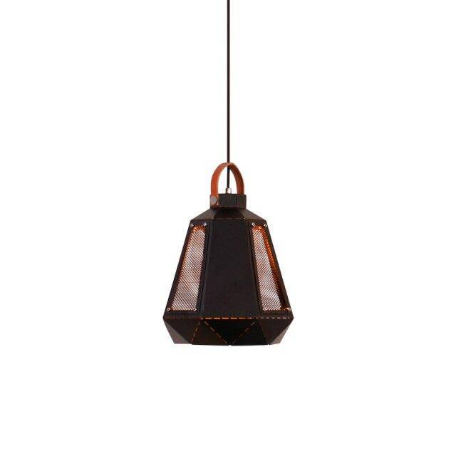 Suspension géométrique LED en métal fumé Light - vue 14 sur 15