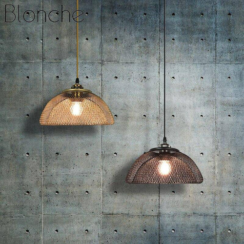 Suspension rétro LED en métal style industriel Hang - vue 6 sur 11