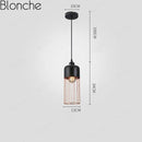 Suspension rétro à LED avec cage en métal America