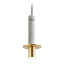 Suspension design à LED en ciment terrazzo style Luxury