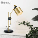 Lampe de bureau design LED pivotable style industriel