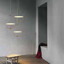 Suspension design LED dorée style Fly