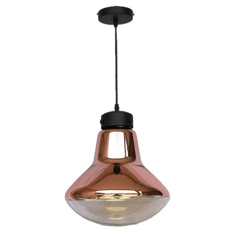 Suspension design LED en métal aux formes arrondies Rétro - vue 5 sur 5