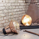 Suspension design LED en métal aux formes arrondies Rétro