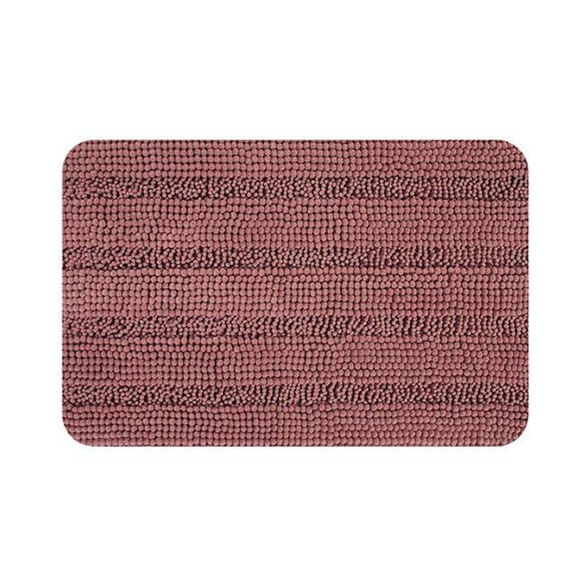 Tapis de bain rectangulaire coloré en microfibres Absory - vue 3 sur 12