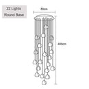 Lustre moderne LED en forme de glaçons en cristal Jaione