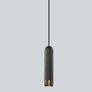 Suspension design LED à tube en métal Hang