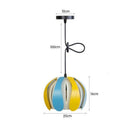 Suspension à LED avec abat-jour coloré Ronah