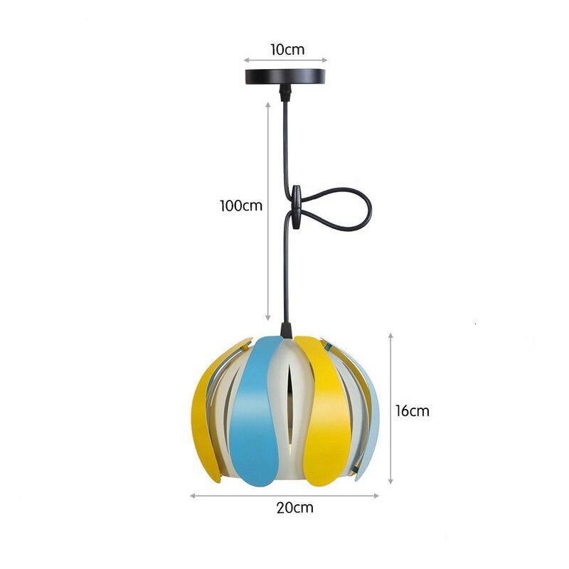 Suspension à LED avec abat-jour coloré Ronah - vue 12 sur 14