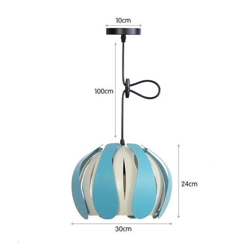 Suspension à LED avec abat-jour coloré Ronah
